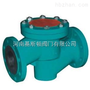 H41J升降式襯膠止回閥