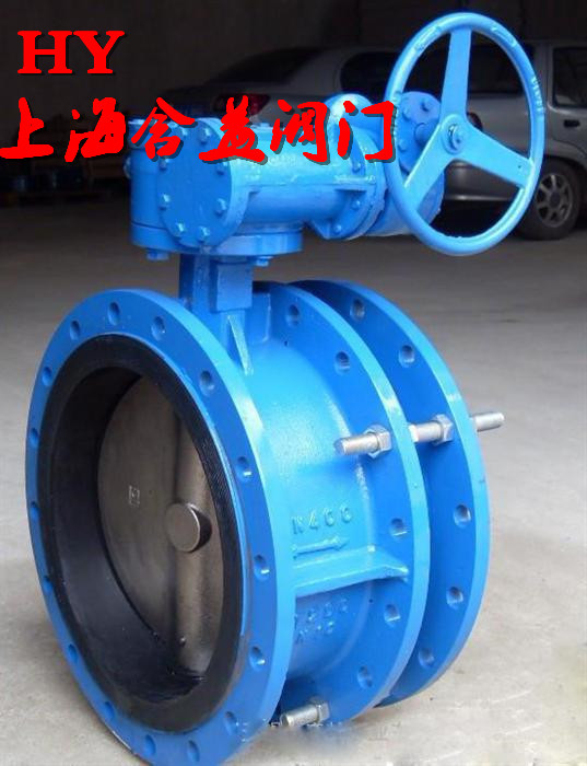 SD343H法蘭蝸輪伸縮蝶閥_副本