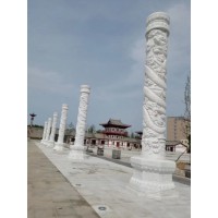 廠家供應(yīng)山東濟(jì)寧：青石石柱、青石龍柱、青石華表、石雕龍柱華表