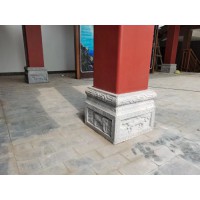 廠家：空心柱頂石、實(shí)心柱墩、方形柱墩、青石仿古柱墩